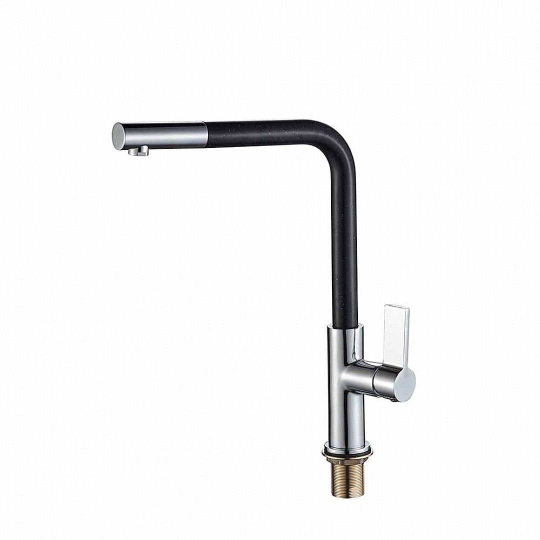 Комплект мивка и смесител 8301 BLACK + 718650 BLACK Inter Ceramic – Inter Ceramic 11.12.77.0107 – снимка 3